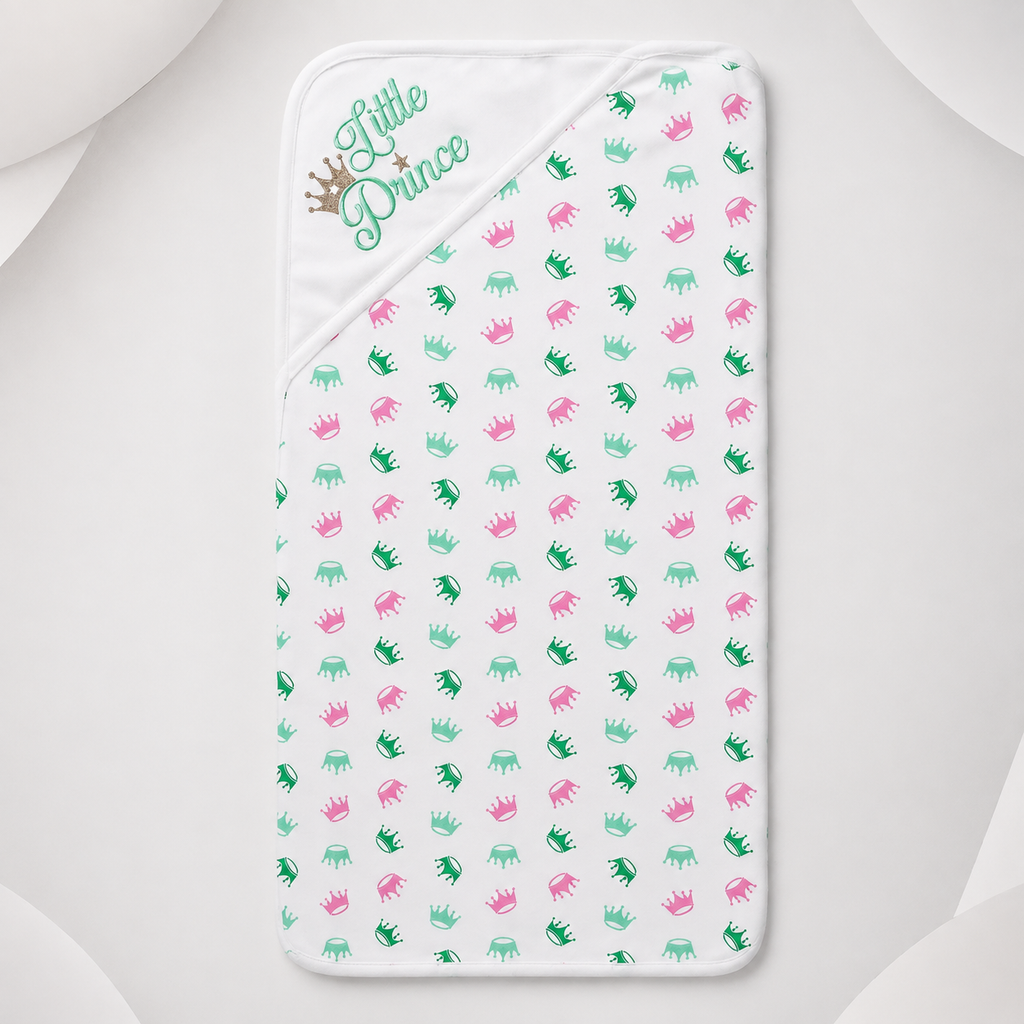 Soft Baby Hooded Wrapping Sheet – Little Prince Design