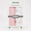 Soft Pink & White Woodland Print Muslin Baby Swaddle Blanket – 2-Piece