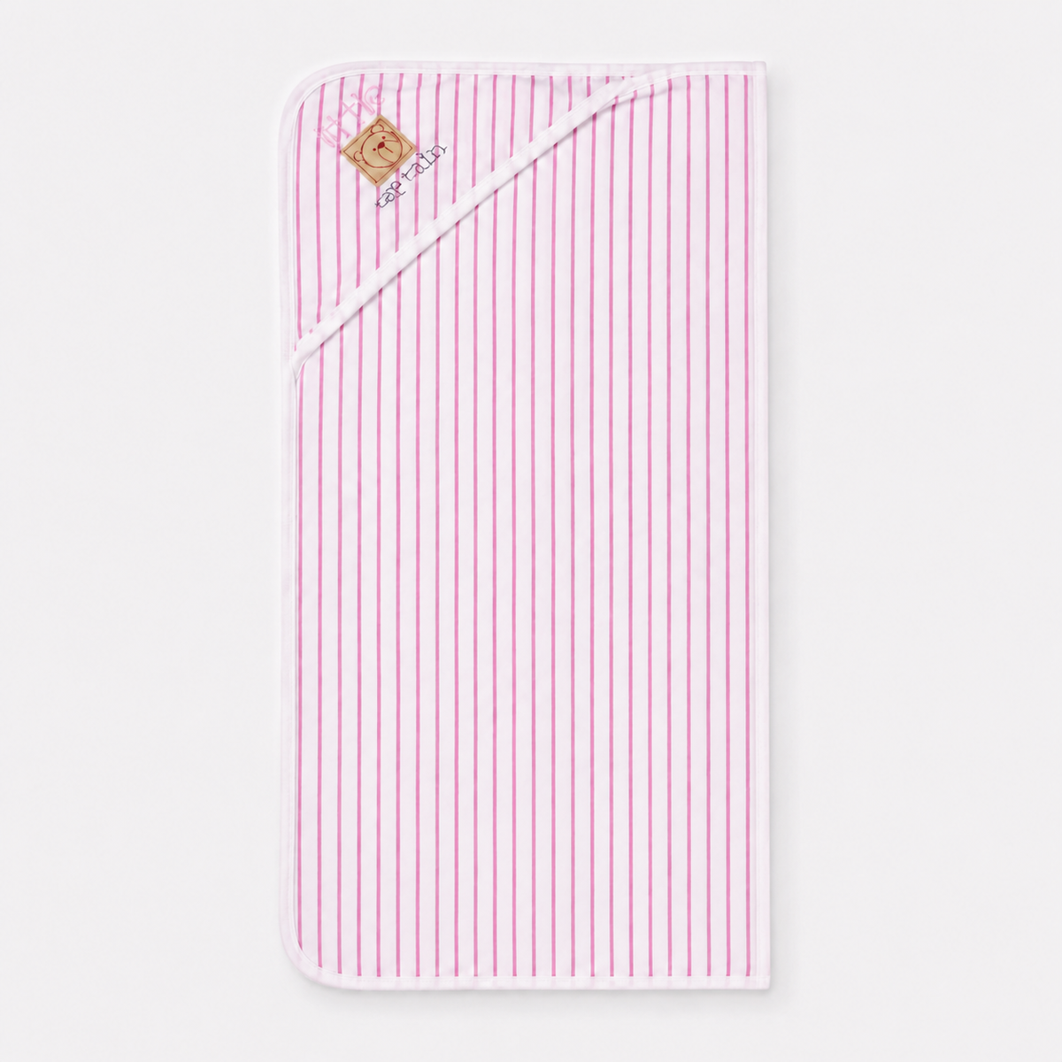 Soft Baby Hooded Wrapping Sheet – Classic Stripe