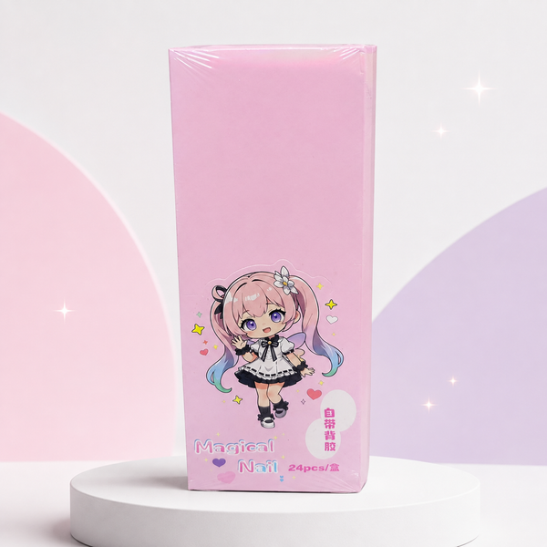 Magical Nail Cute Press-On Nail Art Set for Kids
