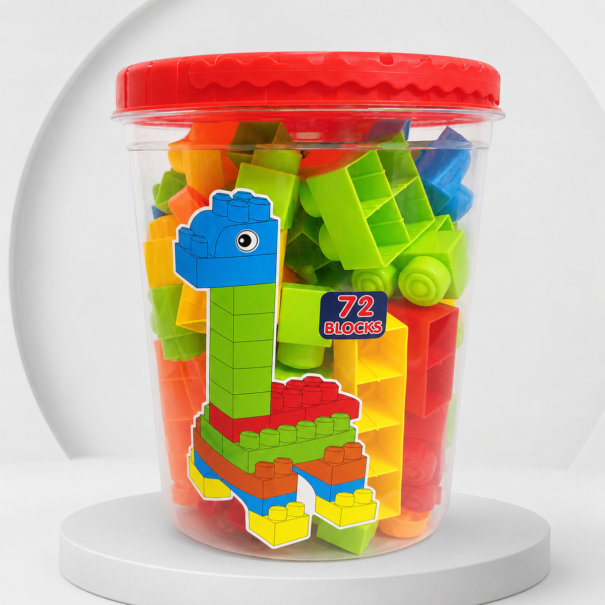 72-Piece Jumbo Building Blocks Set for Kids Main image