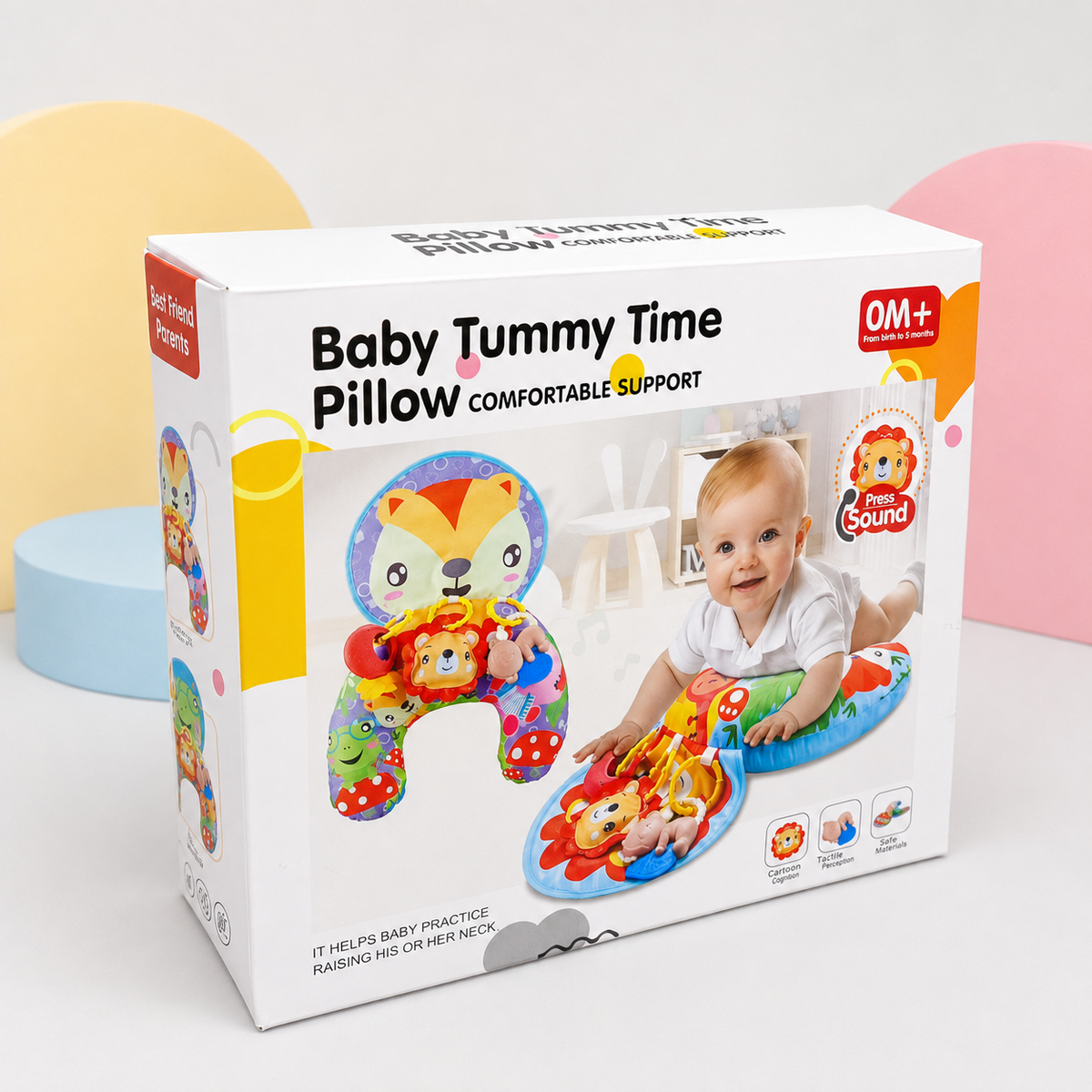 Baby Tummy Time Support Pillow Play Mat Main image