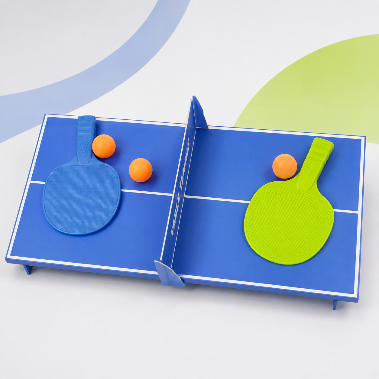 Mini Folding Table Tennis Game Set Secondary image