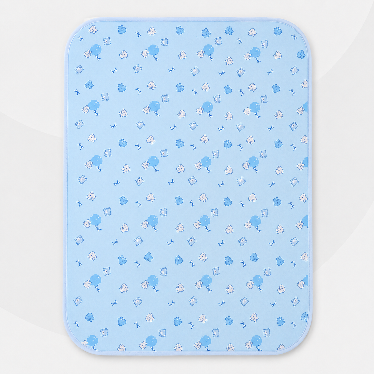 Soft Kids Waterproof Changing Sheet – 49 × 69 cm – Little Bear & Bow Print