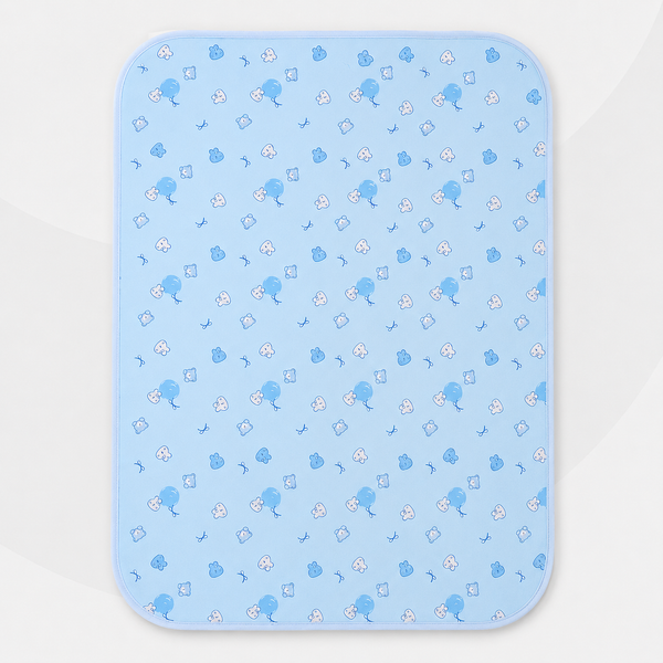 Soft Kids Waterproof Changing Sheet – 49 × 69 cm – Little Bear & Bow Print