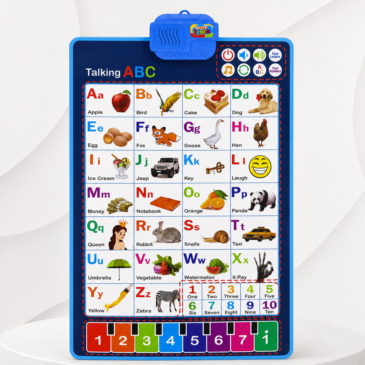 Interactive Talking ABC Learning Wall Chart for Kids