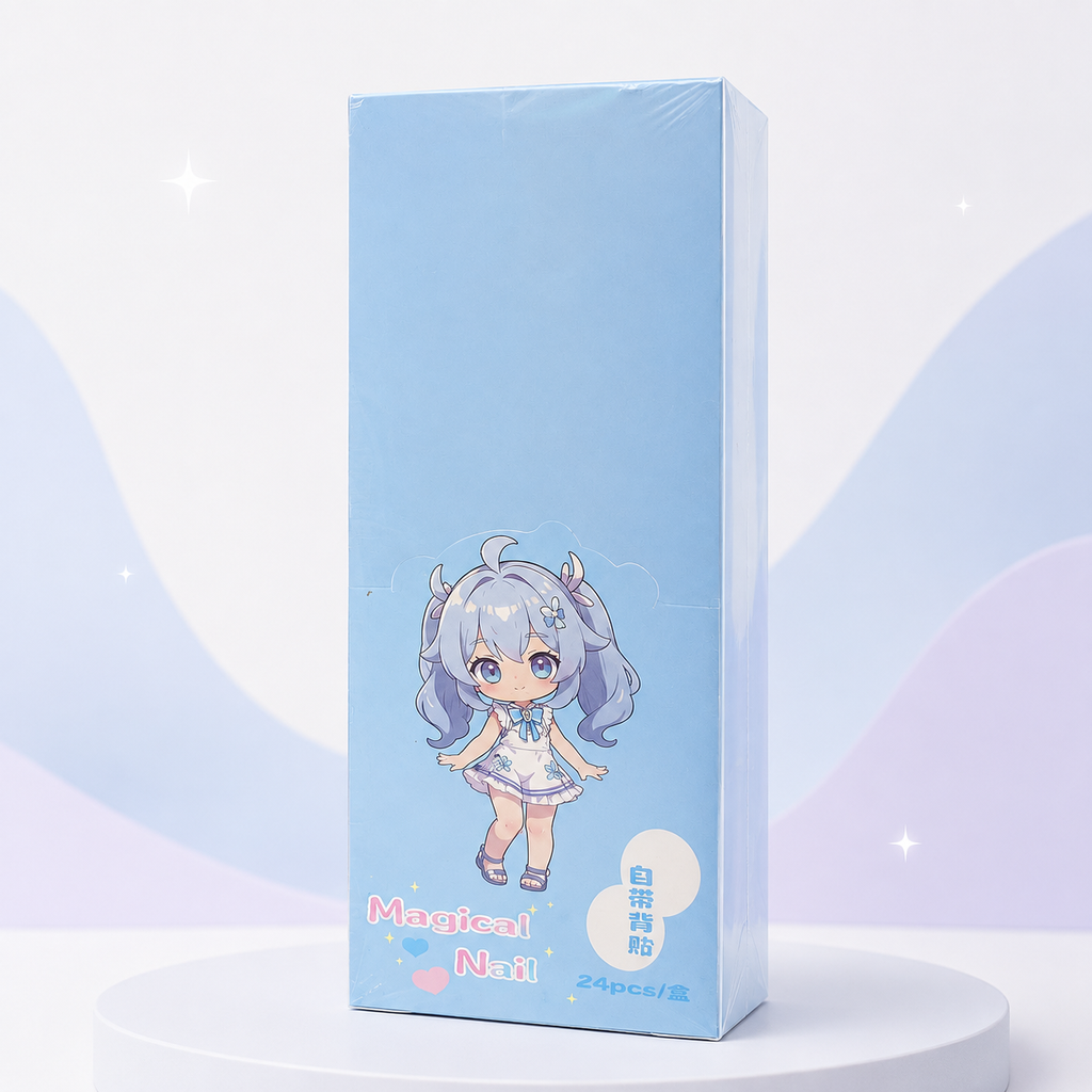 Magical Nail Cute Press-On Nail Art Set for Kids