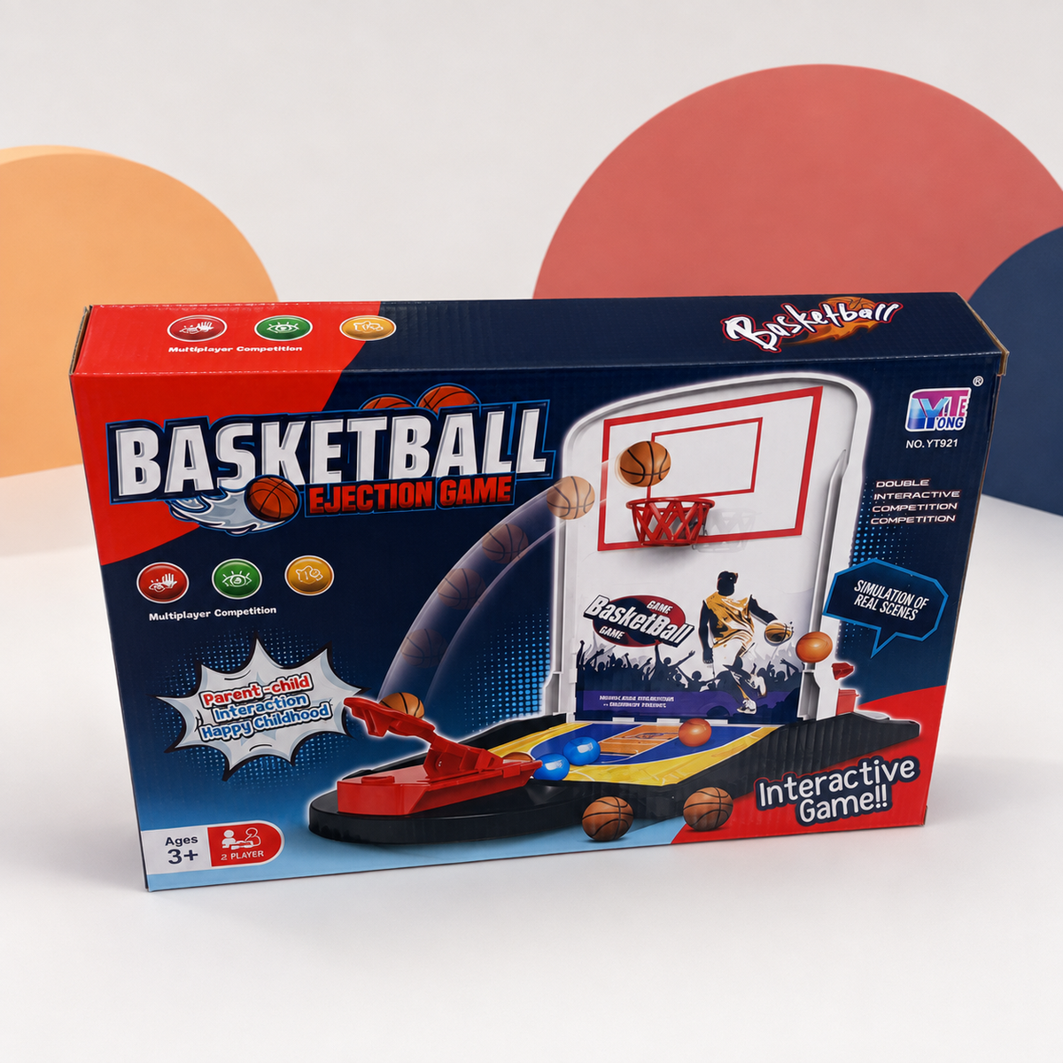 Mini Tabletop Basketball Shooting Game Set Main image
