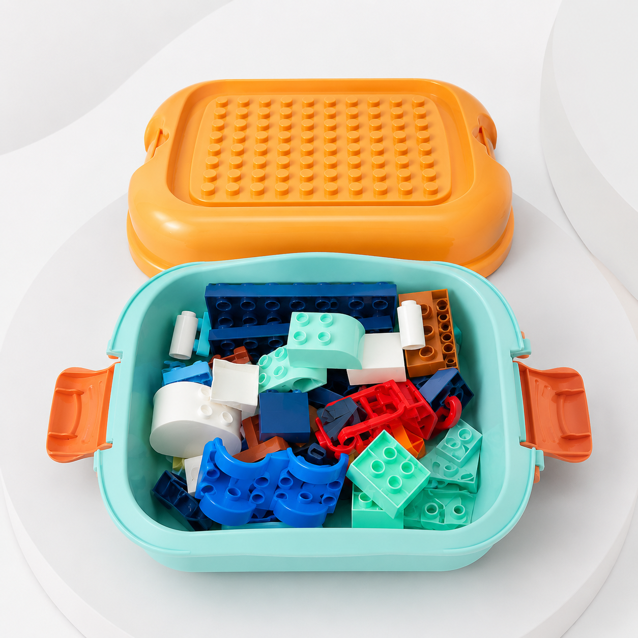 Building Block Car Gas Station Play Set – 49 Pieces Secondary image