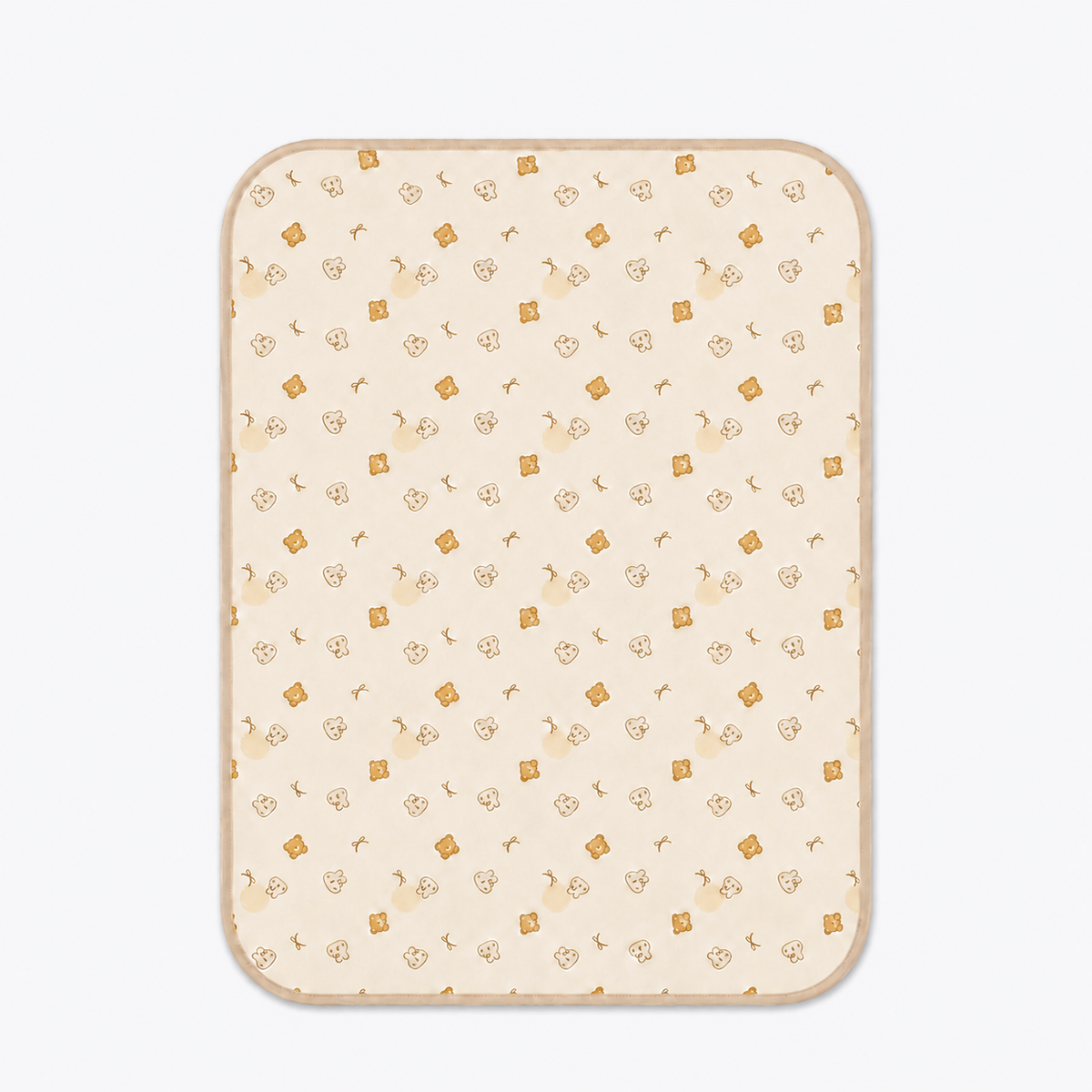 Soft Kids Waterproof Changing Sheet – 49 × 69 cm – Little Bear & Bow Print