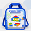 48-Piece Puzzle Building Blocks Set with Storage Backpack
